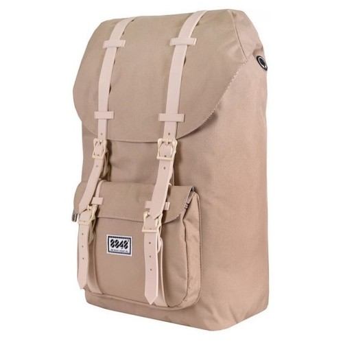 LAPTOPS BAG  111-006-001 15.6'' BACKPACK  ΑΔΙΑΒΡΟΧΗ BEIZE